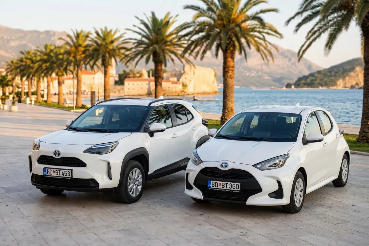 Toyota Yaris, Yaris Cross i Škoda Kamiq - Rent a Car